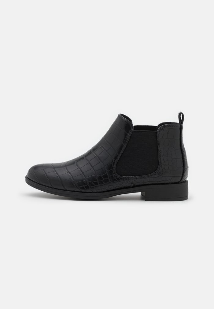 Bottines Anna Field Plates Slip on Noir Femme | MGB-2370814